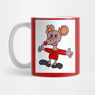 Comic Animation Abstract House Mouse Pop Art Print Mug